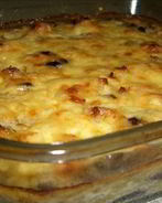 Жульен с курицей и грибами, запеченный в духовке