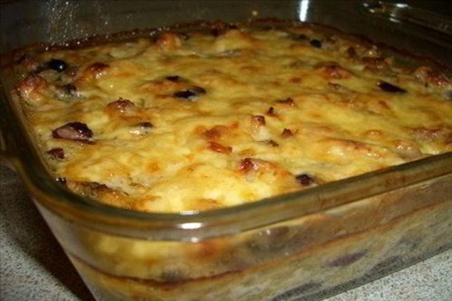 Рецепт жульена с курицей и грибами, запеченный в духовке