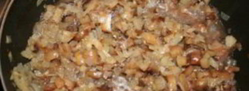 жульен со свининой и грибами. Шаг 4