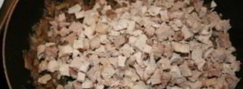 жульен со свининой и грибами. Шаг 6