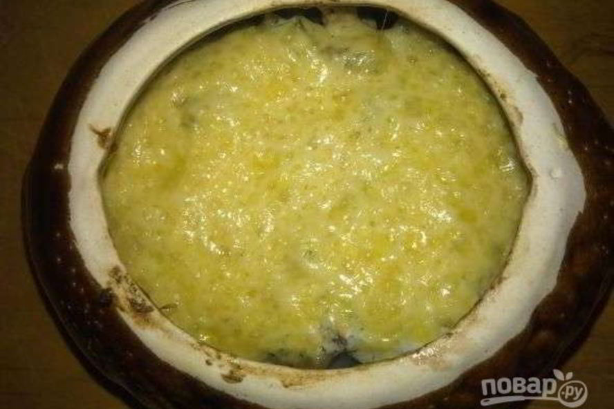 Рецепт жульена в горшочках с картошкой