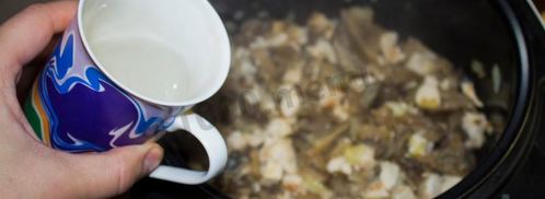 жульен в мультиварке с курицей и грибами. Шаг 9