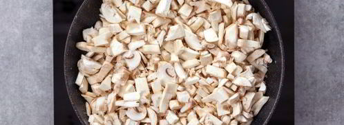 жульен в тарталетках с грибами и сыром. Шаг 5