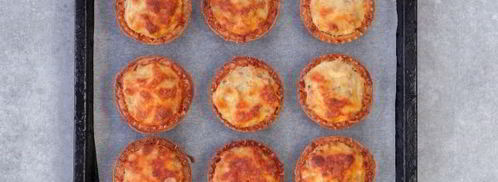 жульен в тарталетках с грибами и сыром. Шаг 11