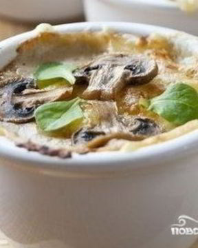 Жюльен из белых грибов