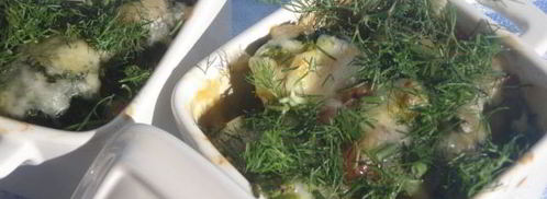 жюльен из брокколи и грибов. Шаг 5