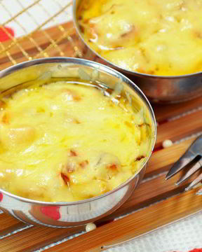 Жюльен из красной рыбы