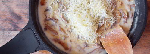 жюльен на сковороде. Шаг 8