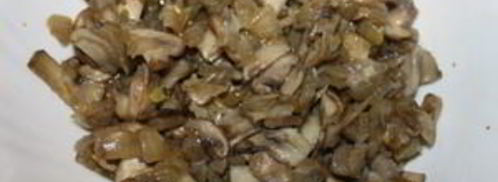 жюльен с мидиями и креветками. Шаг 3