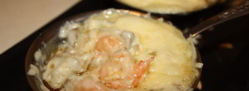 жюльен с мидиями и креветками. Шаг 7